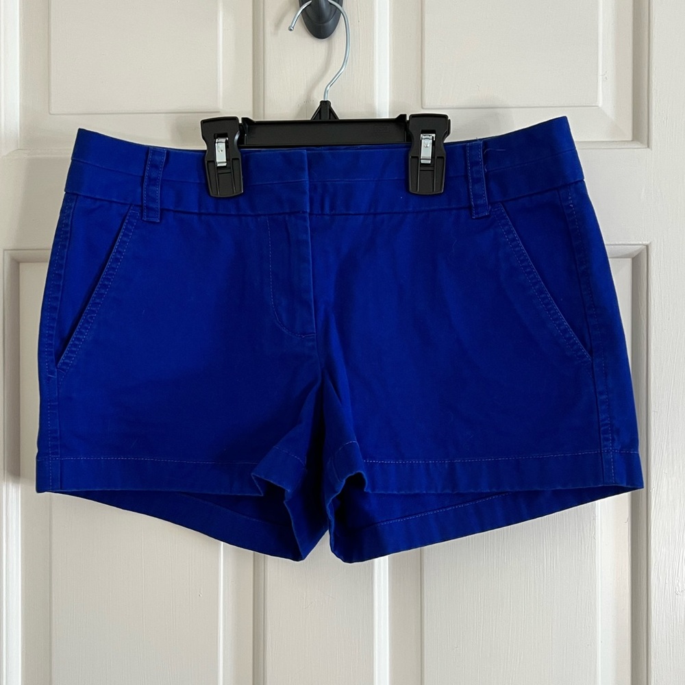 J.Crew Chino blue shorts size 4